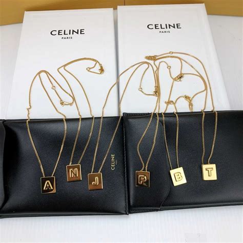 celine alphabet kette preis|celine alphabet necklace second hand.